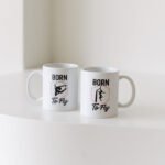 Puodelis “Born To Fly”